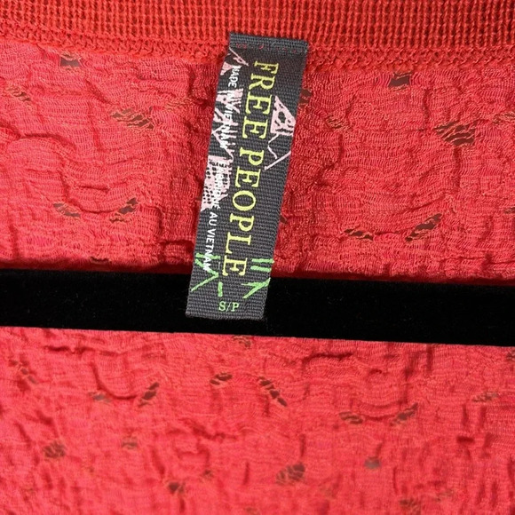 Free People Long Sleeve Lace Boho Top - Picture 3 of 9